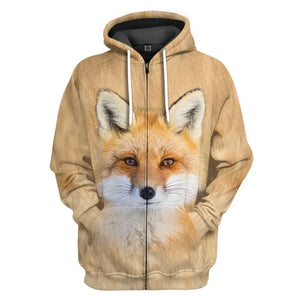 Fox Front And Back - Hoodie