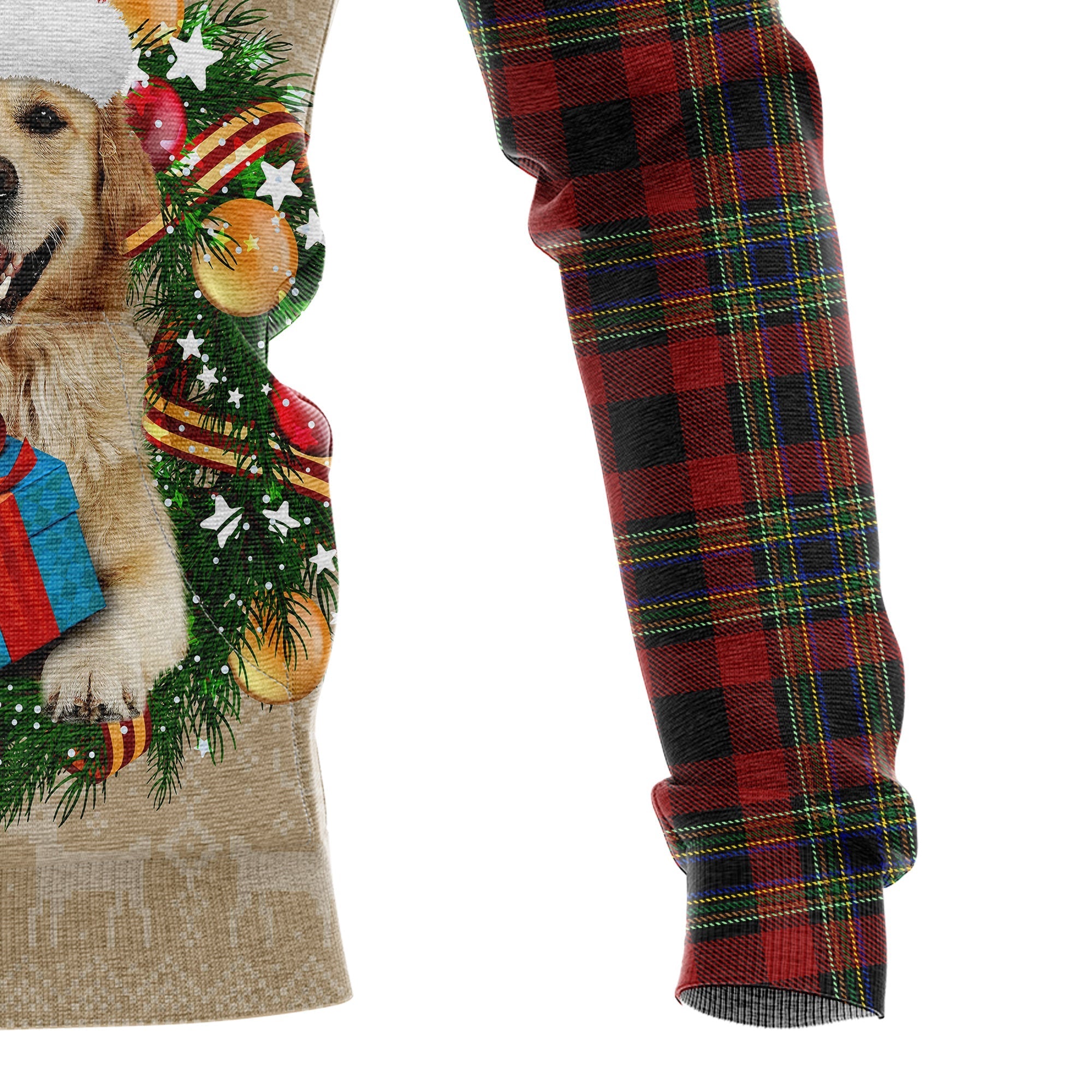 Golden Retriever Christmas Awesome - Hoodie