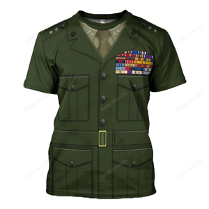 Lt. General Lewis B. Chesty Puller Costume Cosplay T-Shirt