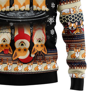 Pembroke Welsh Corgi Christmas Ugly Sweater