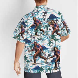 Bigfoot Tropical Aloha - Gift For Men And Women - Hawaiian Shirt