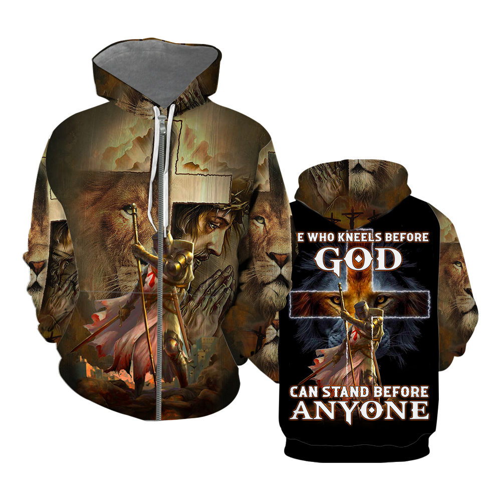 Knight The Strongest Warrior Jesus - Hoodie 