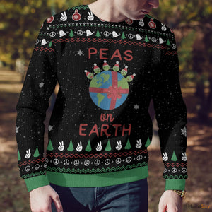 Peas On Earth Ugly Sweater - Best Gift For Christmas Xmas