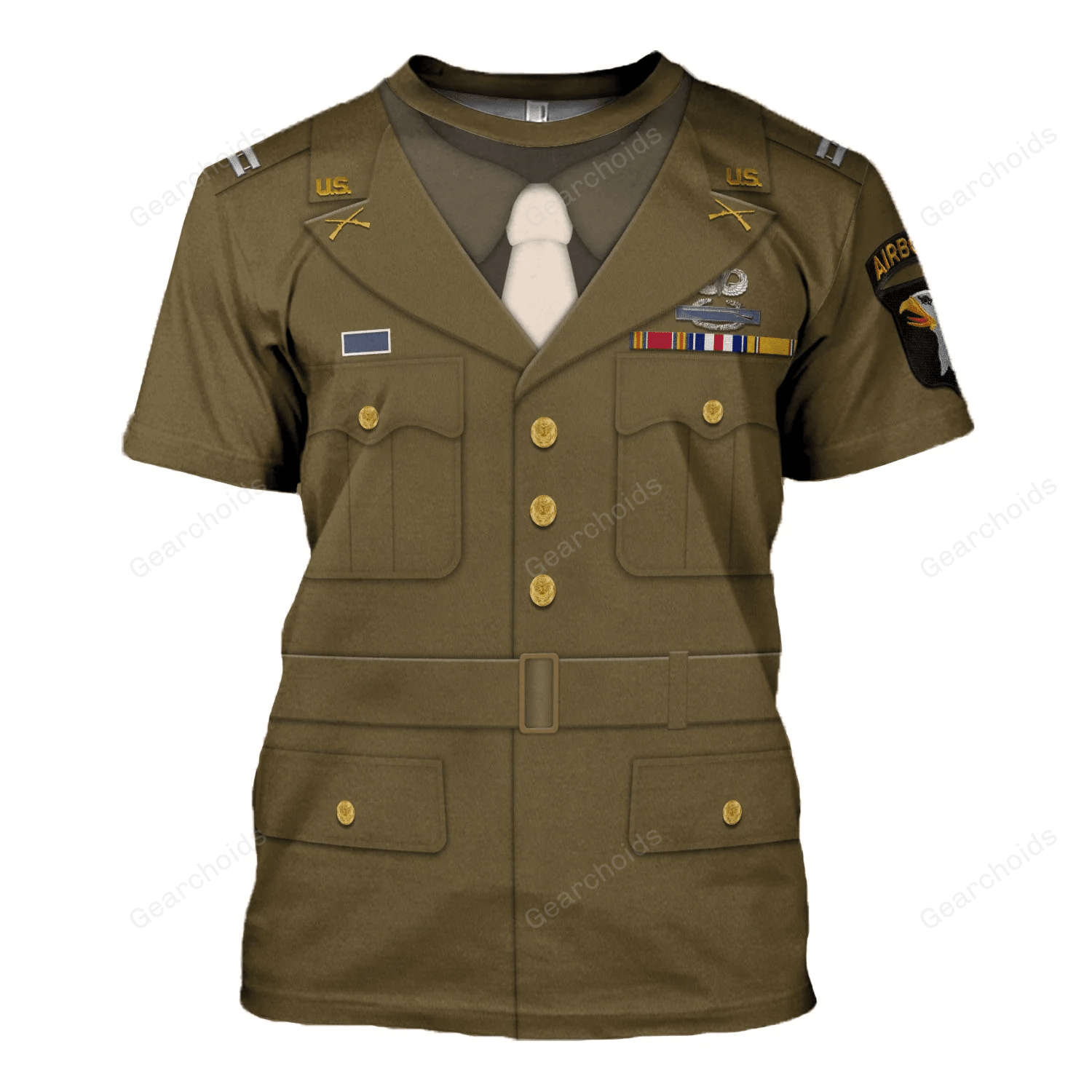 U.S General WWII Costume Cosplay T-Shirt