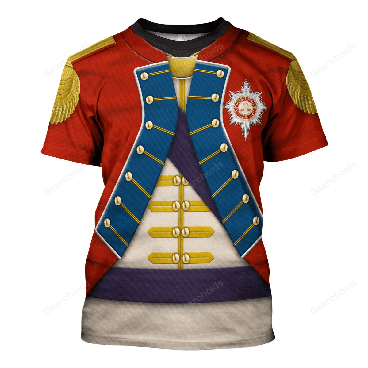 General Washington The American Revolution Uniform Costume Cosplay T-Shirt