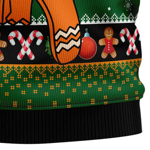 Oh Snap Gingerbread Ugly Christmas Sweater