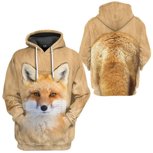 Fox Front And Back - Hoodie
