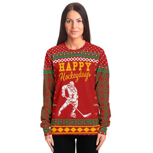 Happy Hockeydays Ugly Christmas Sweater