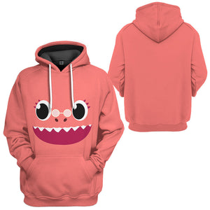 Grandma Shark Family Cosplay Costume Hoodie