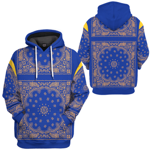 Royal Blue Bandana Snoop - Costume Cosplay Hoodie