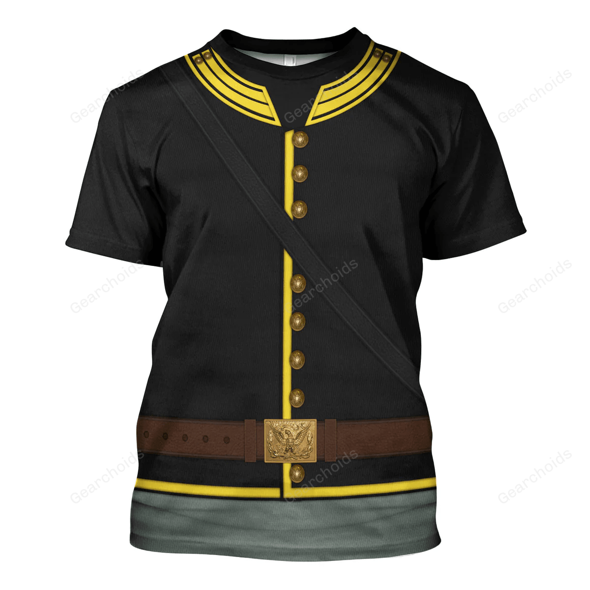 Union Army- Cavalry Trooper Uniform Costume Cosplay T-Shirt