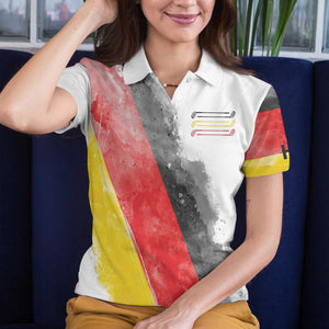 German Flag Special Golf Pattern Polo Shirt For Men