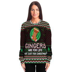 Ginger Are For Life Not Just For Christmas Ugly Sweater