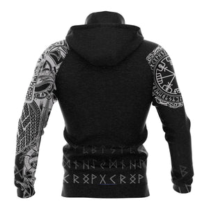 Viking The Raven Of Odin - Hoodie