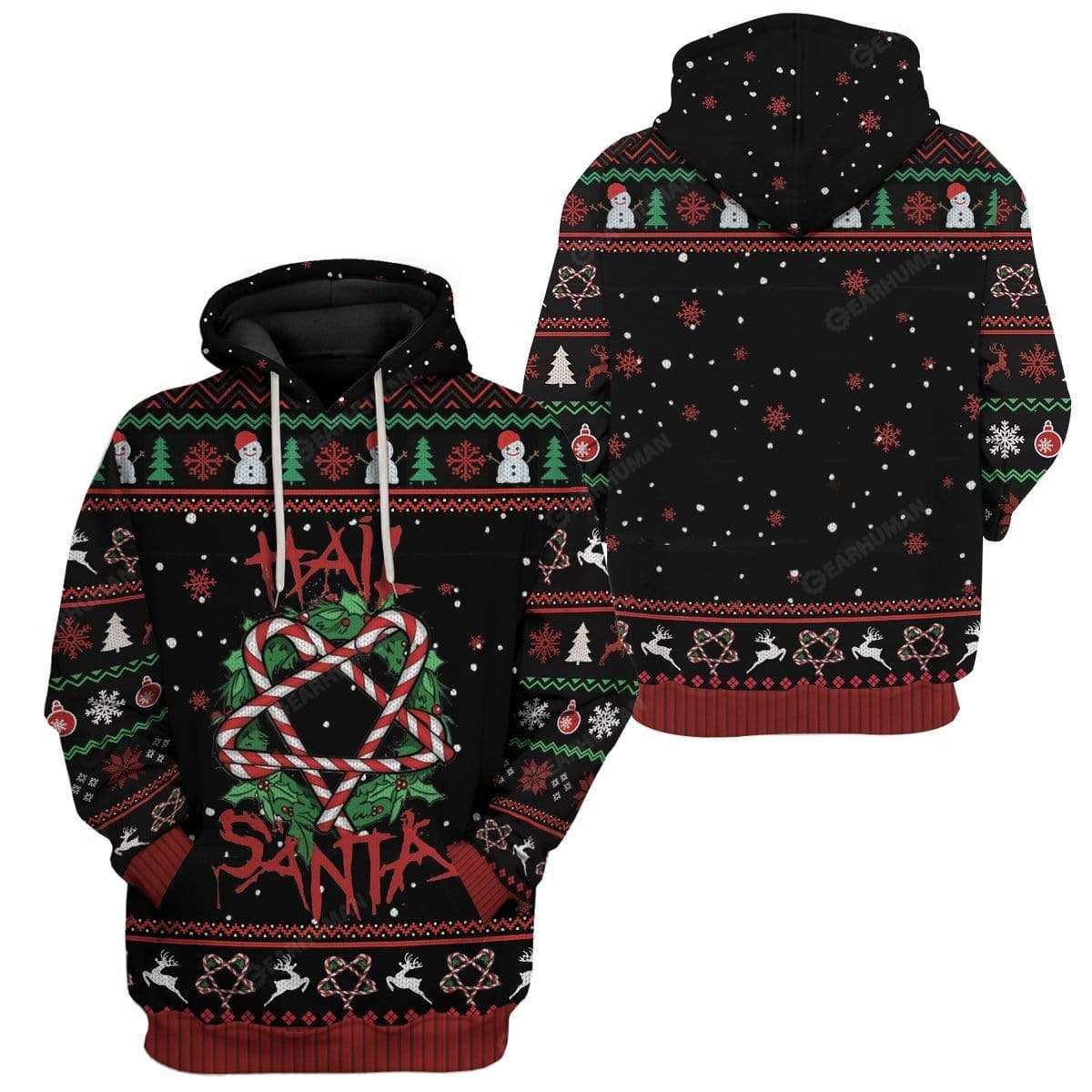 Hail Santa Candy Cane Summonings - Hoodie