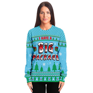 I Have A Big Package Ugly Christmas Sweater