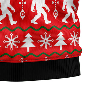 Bigfoot Ugly Christmas Sweater