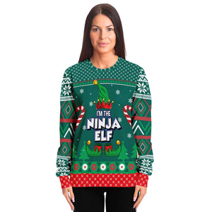 I Am The Ninja Elf Ugly Christmas Sweater