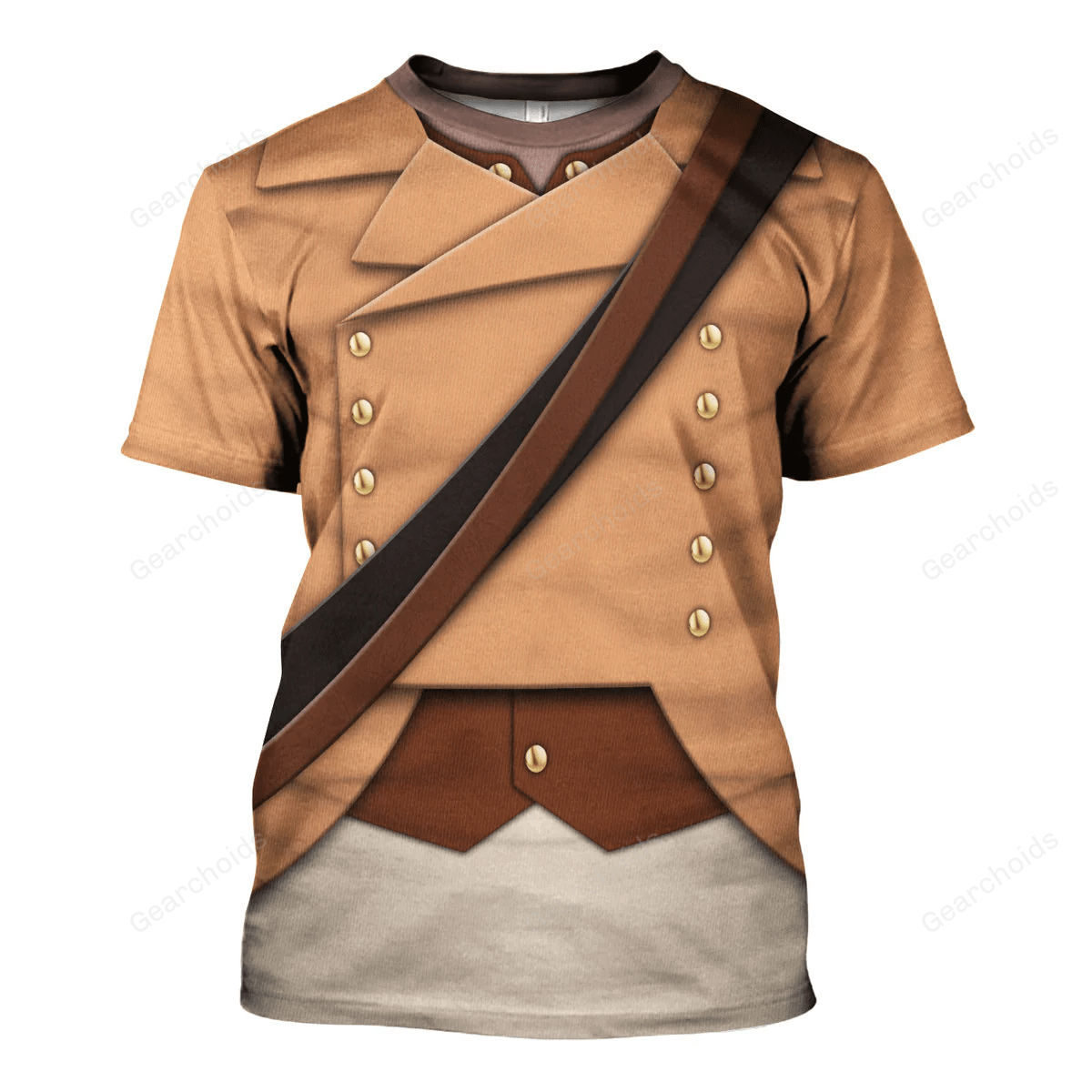 Colonial Militia-1776 Uniform Costume Cosplay T-Shirt