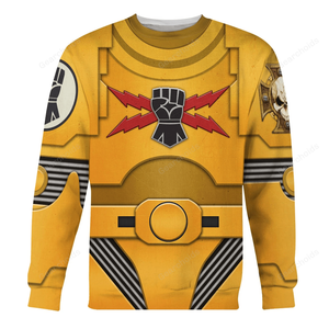 Warhammer Terminator Armor Imperial Fists - Fandom Hoodie Sweatshirt Sweatpants WHHS140 HSQT4134