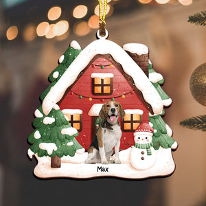 Xmas Pet House - Christmas Gift For  Pet Lover - Personalized Acrylic Ornament