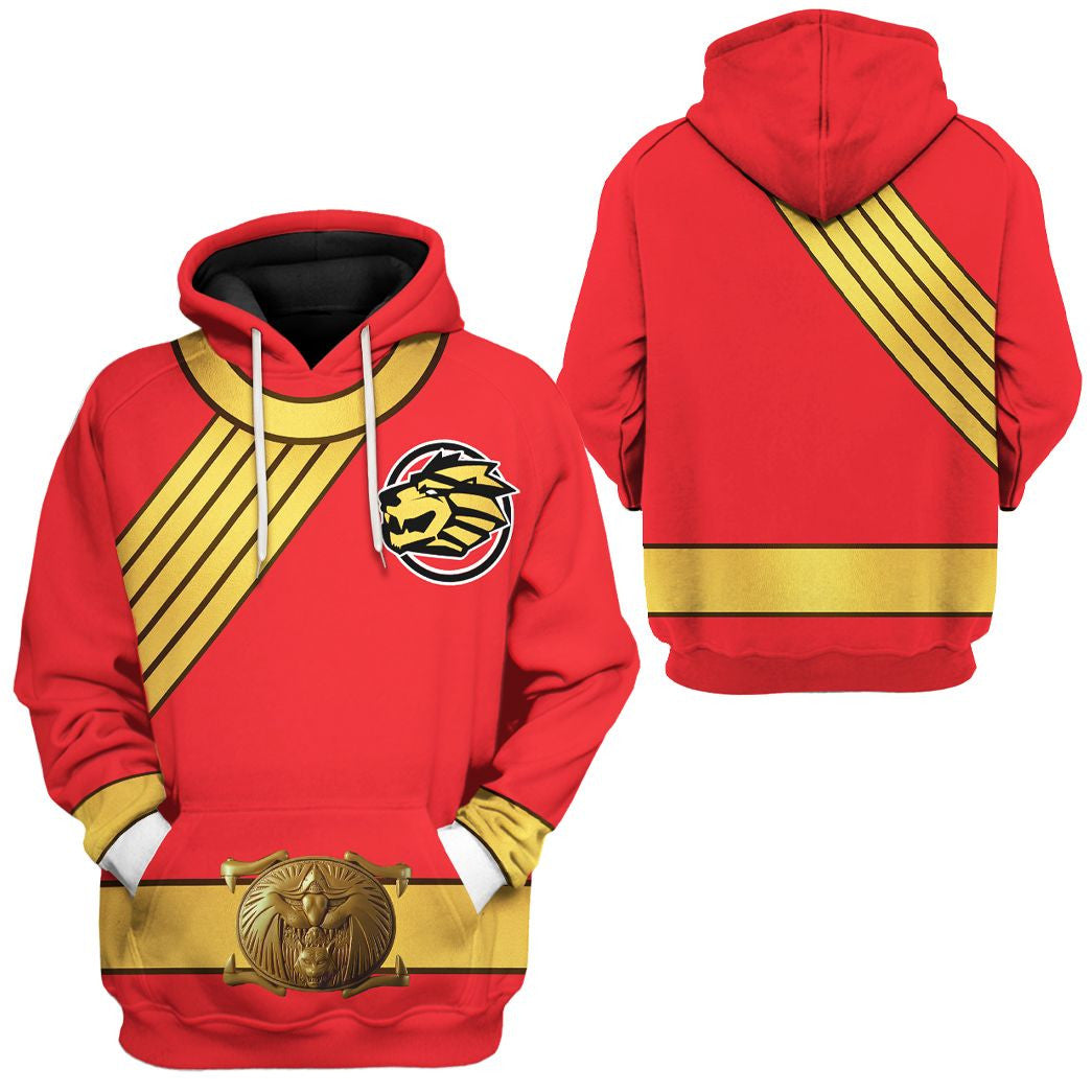 Red Wild Force Ranger - Costume Cosplay Hoodie