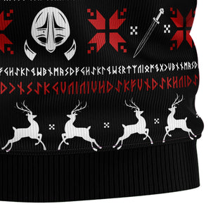 Valhalla Viking Ugly Christmas Sweater