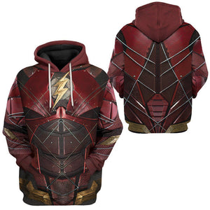 DC The Flash Suit Cosplay Costume Hoodie