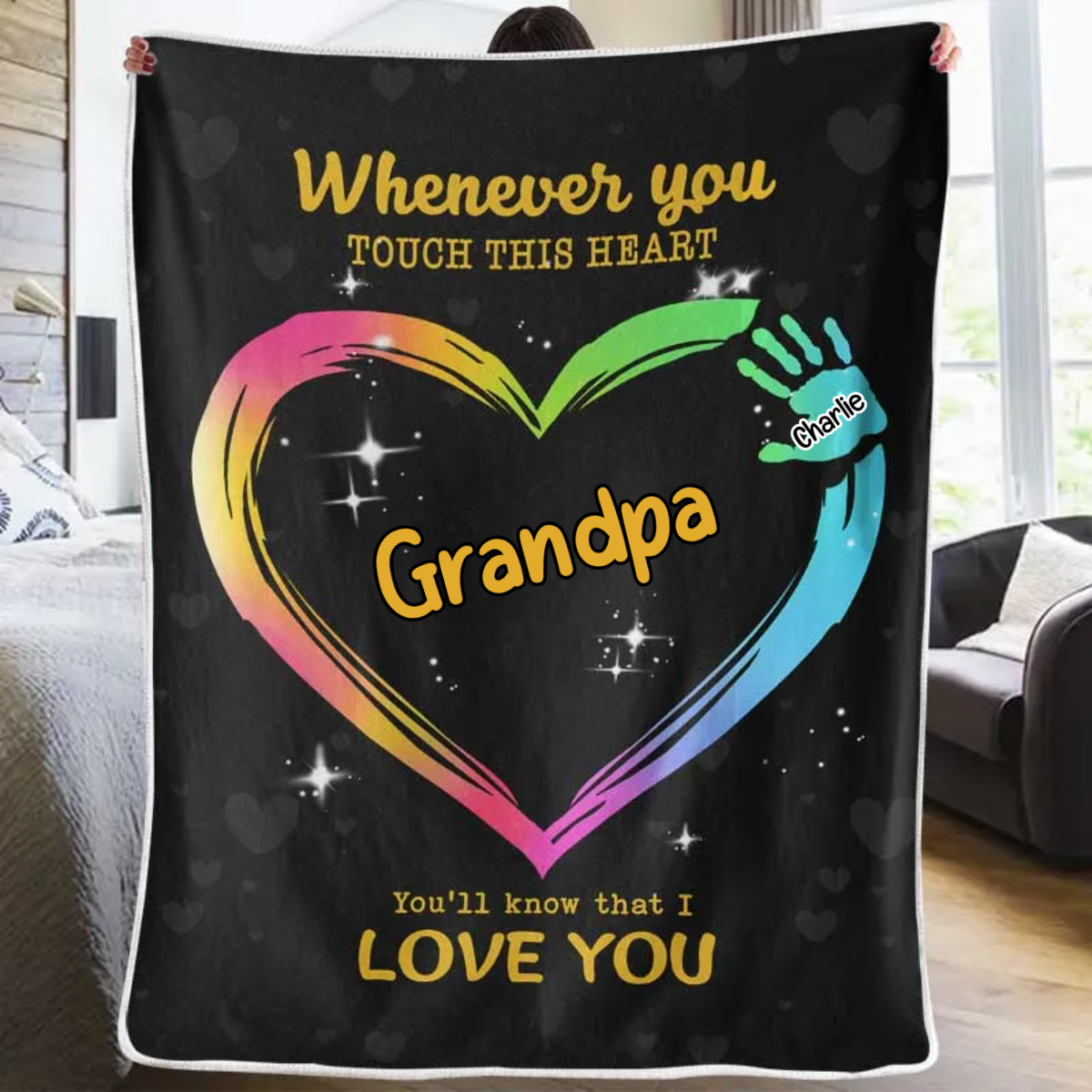 You’ll Know That We Love You - Gift For Grandma, Grandparents, Christmas Gift - Personalized Blanket