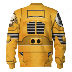 Warhammer Terminator Armor Imperial Fists - Fandom Hoodie Sweatshirt Sweatpants WHHS140 HSQT4134