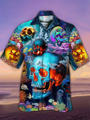 Hippie Mysterious Underwater World - Hawaiian Shirt