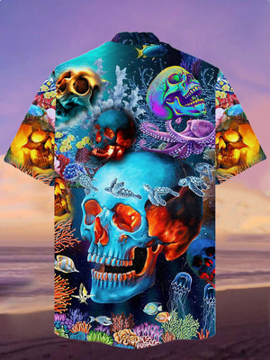 Hippie Mysterious Underwater World - Hawaiian Shirt