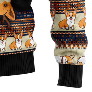 Pembroke Welsh Corgi Christmas Ugly Sweater