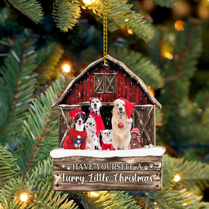 Pet House Christmas Custom Photo - Gift For Pet Lover - Personalized Custom Shaped Wooden Ornament