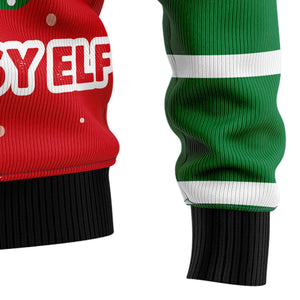 Bossy Elf Ugly Christmas Sweater