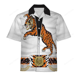 Elvis Presley Tiger Costume - Costume Cosplay Hawaiian Shirt ELHS03