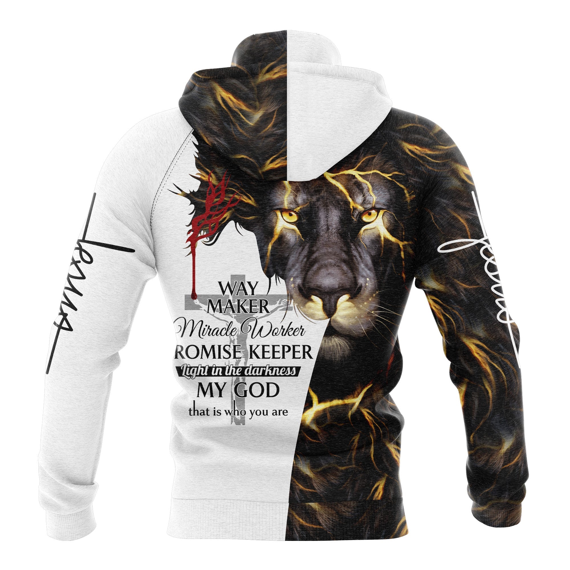 Jesus Way Maker Lion - Hoodie