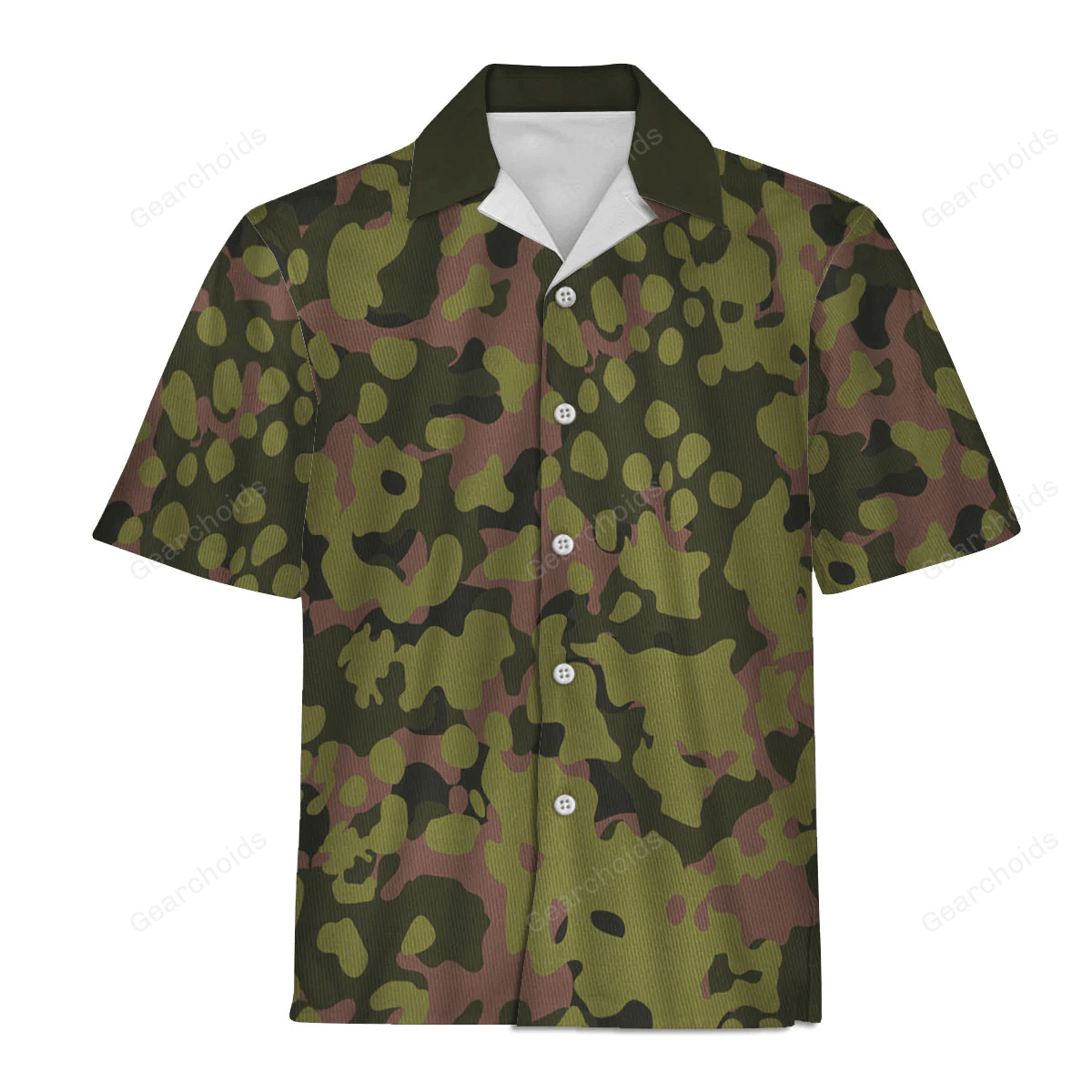 Waffen SS Type II M42 Oakleaf A Smock Dark Variant - Costume Hawaiian Shirt