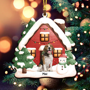 Xmas Pet House - Christmas Gift For  Pet Lover - Personalized Acrylic Ornament