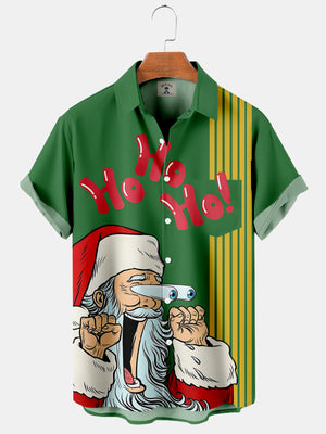 Christmas Fun Santa Claus HOHOHO! - Hawaiian Shirt