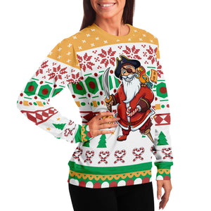 Yo Ho Ho Pirate Santa Ugly Christmas Sweater