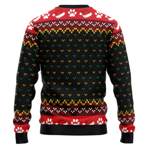 Golden Retriever Don‘t Stop Ugly Christmas Sweater