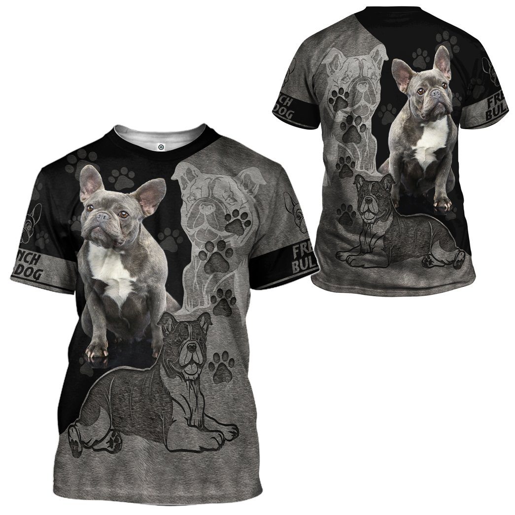 French Bulldog Lovers T-Shirt 3D For Men & Women