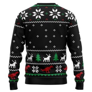 T-Rex Ugly Christmas Sweater