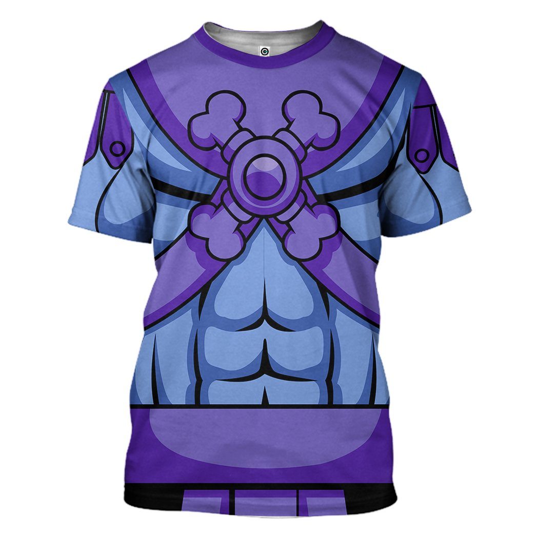 Skeletor He-Man Masters  Costume Cosplay T-Shirt 3D