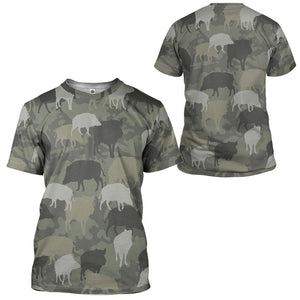 Boar Camo - T-Shirt