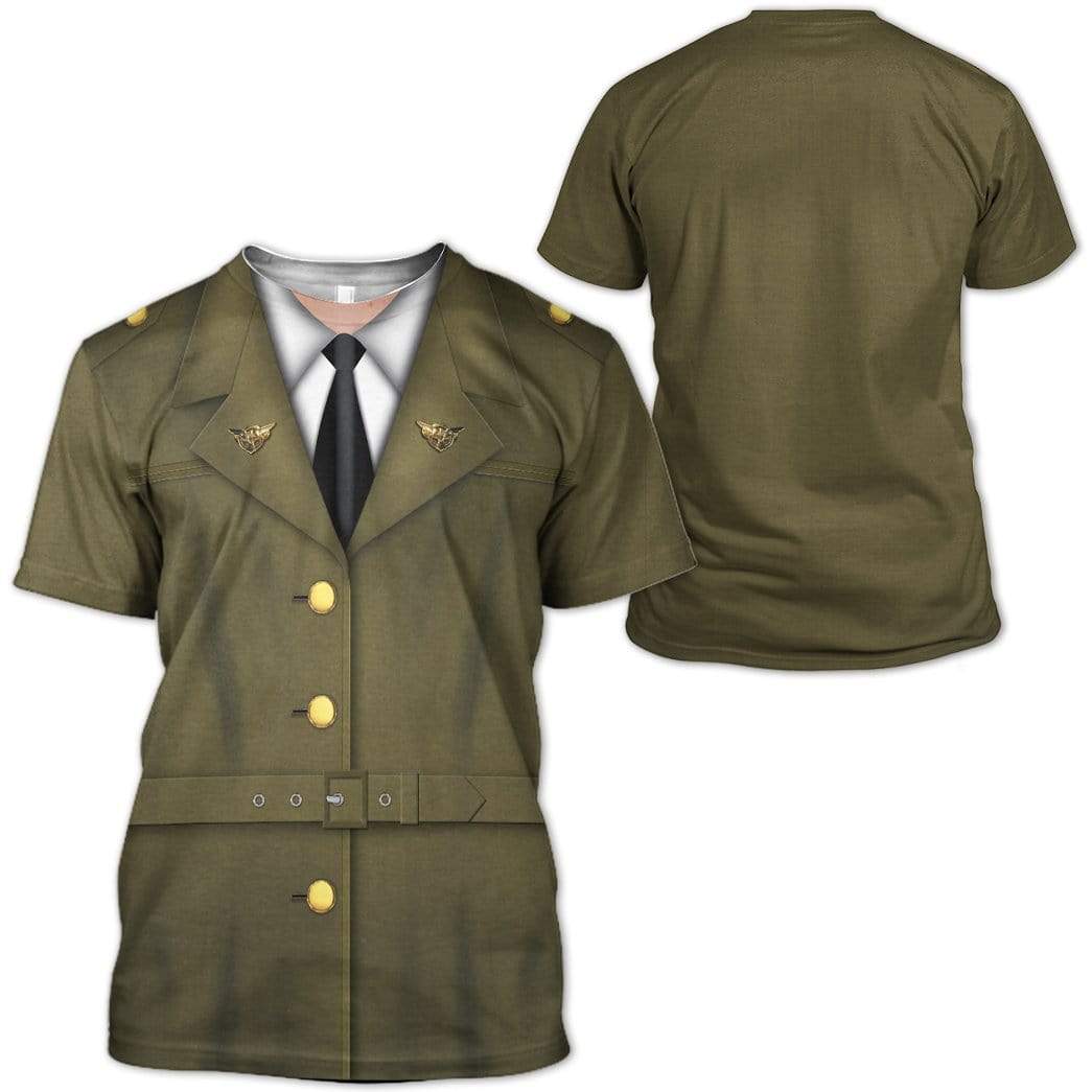 Peggy Carter Costume Cosplay T-Shirt 3D For Men & Women