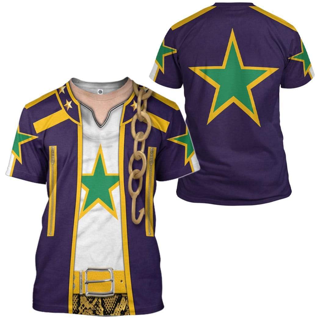 Jotaro Kujo Costume Cosplay T-Shirt 3D For Men & Women