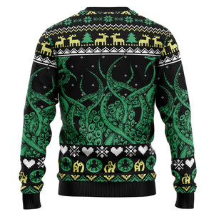 Octopus Cool Ugly Christmas Sweater