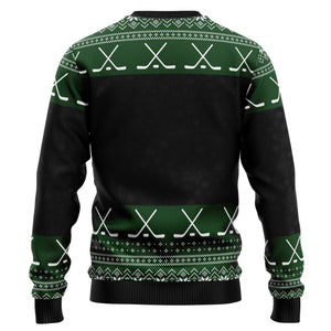 Hockey Sports Christmas Ugly Sweater